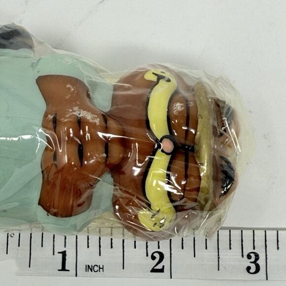 Vintage 80s Garfield Angel Candle Wax Figurine Jim Davis E-0251 Rare - Picture 4 of 4